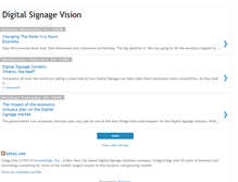 Tablet Screenshot of digital-signage-vision.smartersign.com